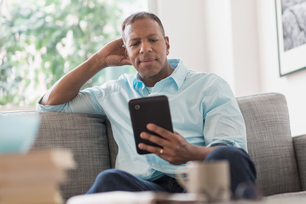 Man on his phone